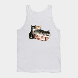 Cat in box Tank Top